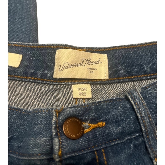 High Waisted Wide Leg Universal Thread Jeans Size 8 - Picture 5 of 7